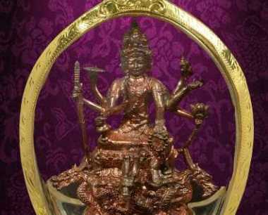 泰国屈碌 富贵吉祥四面神骑龙 辨史荡寺庙