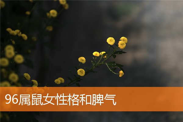 96属鼠女性格和脾气