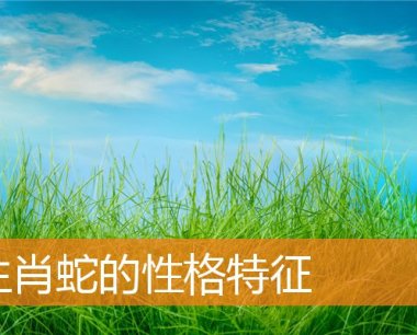 生肖蛇的性格特征