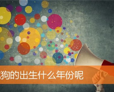 属狗的出生什么年份呢