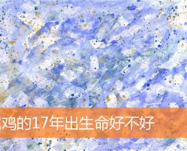 属鸡的17年出生命好不好