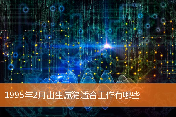 1995年2月出生属猪适合工作有哪些